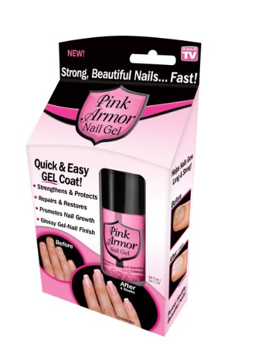 Pink Armor Nail Growth Formula Treatments, 0.50 Fluid Ounce