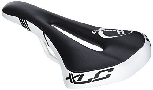 XLC Fahrradsattel MTB ATB Sport SA-S06, schwarz/weiß, 2502027300 - 2