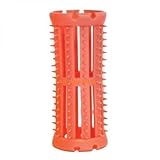 SKELOX Plastic Hair Rollers/ Curlers 12 x 26mm PINK + Free Pins!