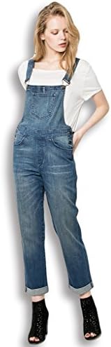 Lixmee Women Retro Demin Overalls Dungarees _03Blue Medium _09Blue Large