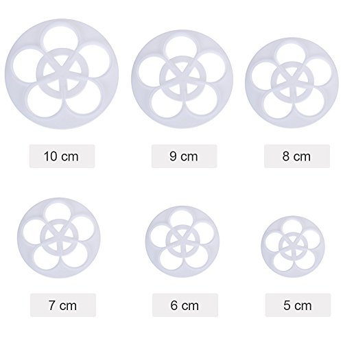 Faburo 52tlg Fondant Ausstecher ,44 Buchstaben Ausstechformen Alphabet Zahlen und 12pc Ausstecher Stempel ,Tortendeko - 2