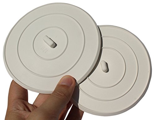 Waschbeckenstöpsel Pack (2)-Wannen-Ablaufgarnitur & Spüle Plug The Best Universal ANSCHLAG-Spüle Reisestecker von Muzitao und - 5