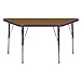 Produktbild ECR4Kids elr-14826-oknv-ss Mesa t-mould 61 x 121,9 cm Trapez Aktivität Schule Tisch, Standard Beine W/Drehstuhl gleitet, höhenverstellbar 48,3 cm-30 