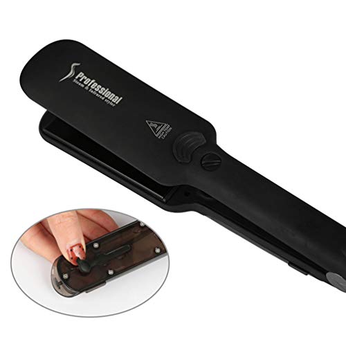 Professional 2 Inch Wide Plate Infrared Heating Ceramic Steam Hair Straightener Hair Straightening Tools for Wet   Dry Hair