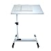 Produktbild Lina Höhenverstellbarer Computer-Schreibtisch mit Lüftungsöffnungen Laptop-Tisch für Bett und Sofa Tragbarer Lap-Schreibtisch, 56 * 35 * 57-88cm (Farbe : Weiß)