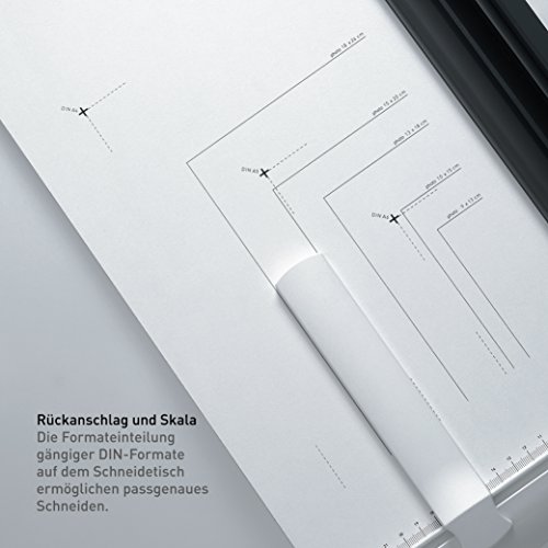 Ideal 1133 Hebelschneider, Schneidemaschine für Papier bis DIN A4 (250 x 340 mm, Schnittlänge 340 mm, 15 Blatt Kapazität) - 4