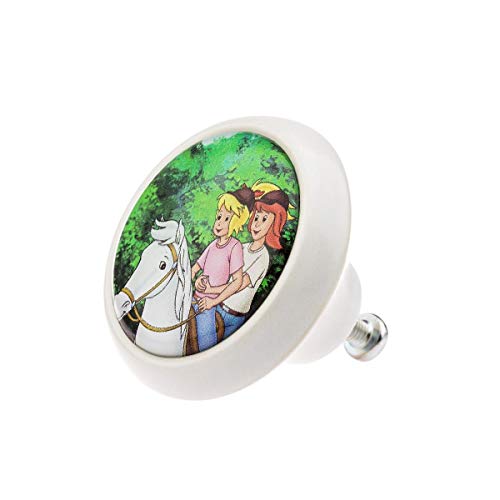 Preisvergleich Produktbild Möbelknopf 004 Bestseller Bibi Tina 03085W Weiss