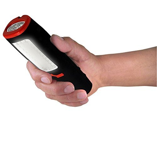 LED Arbeitsleuchte mit 37 LEDs, Haken & Magnethalter - 3