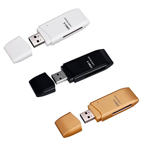 Generic 5 Gbps Schnelle USB 3.0 Adapter SD/Micro SD Kartenleser – Schwarz - 5