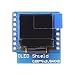 Produktbild Für Arduino Kits Zubehör LDTR - WG0095 64 x 48 Pixel 0.66 Zoll OLED Schirm mit 12C Display für D1 Mini - BLAU