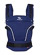 manduca Babytrage PureCotton > Premium Bundle RoyalBlue< Optimierte 3P-Sicherheitsschnalle - Von Geburt an Paket incl. SizeIt (Stegverkleinerer) & ZipIn Ellipse (für Neugeborene), blau by Wickelkinder GmbH, Marburg