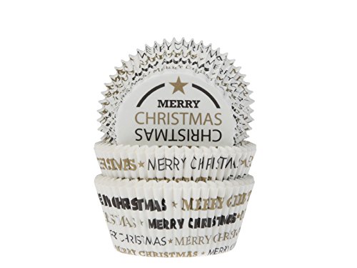 Preisvergleich Produktbild 50 Muffinförmchen Merry Christmas