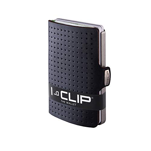 I-CLIP ® Portefeuille AdvantageR Noir, Metallic-Grey (Disponible En 8 Variantes)