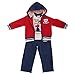 Baby Boys Champion Cheeky Pup Jacket, T-Shirt And Trousers Set (6-12 Months) (Red/Navy/White)