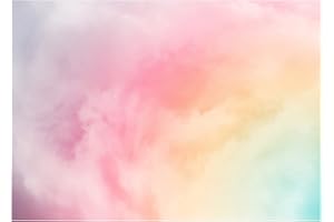 AIIKES 7x5FT Arcobaleno Nuvola Sfondo Di Compleanno Sfumatura Di Colore Nuvola Fotografia Sfondo Baby Shower Ragazza Compleanno Decorazione Della Festa Nuziale Sfondo Photo Studio Puntelli 12-420