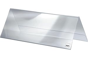 SIGEL TA130 Soporte de sobremesa, forma de tejado, Plástico duro, para 240x90 mm, 5 unds.