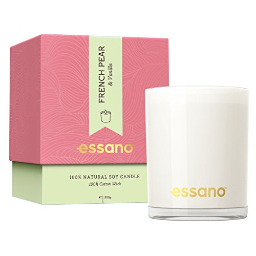 Essano Candela da casa alla pera francese e vaniglia 300g (10.5oz)