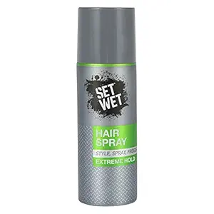 Set Wet Extreme Hold, Hair Spray for Men, Style-Spray-Freeze,Bottle 200 ml