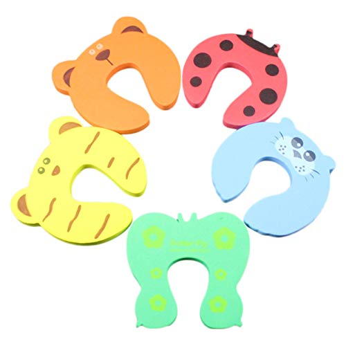 Preisvergleich Produktbild Cartoon Tiere Türstopper Schubladen Schrank Sicherheitsschloss Clamp Eva Schaum Finger Prise Schutz Kinder Sicherheit Beschützer
