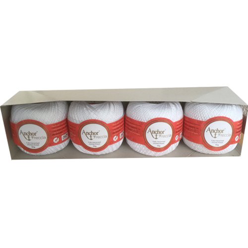 Anchor Freccia 4x50g Stärke12 Farbe:7901 weiß - 3