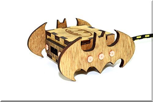 Handmade Batman USB Cable Extention with durable knit nylon cable. Game Gadget ####### (Tags: Wood Handwork Handcraft Unique Best Cool Great USB HUB Device)