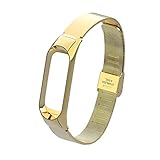 BHYDRY Für Xiaomi Mi Band 3 Uhr Milanese Magnetic Loop Metall Armband Armband(1*pc,Gold)