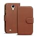 Produktbild Samsung Galaxy S4, S4 LTE Bookstyle Hülle, Conie Mobile PU Leder Schutzhülle Handytasche Bookcase Tasche Premium Klapphülle in Braun