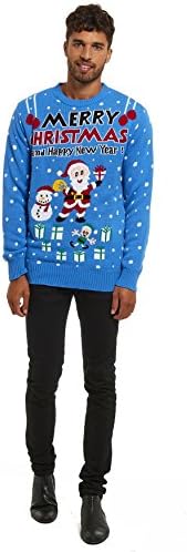 G UK TRADE A Merry Message Blue Small