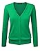 Produktbild Frauen Cardigan Basic, Knopfverschluss, Strickjacke Gr. XXX-Large, grasgrün