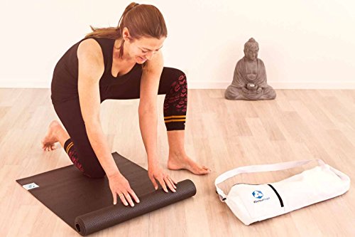 Yogamatte »Annapurna Comfort« – sehr rutschfest aus ECO-PVC hergestellt – die Matte Dank der rutschfesten Oberflächenstruktur angenehm bei Hautkontakt – zusätzlich ist die Matte rutschfest, strapazierfähig & langlebig. Maße: 183 x 61 x 0,5 cm – die ideale Unterlage für Yoga & Pilates - 5