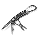 Produktbild TROIKA Mini Tool 'TOOLEX' - KTL20/BK - Minitool mit Karabiner und 6 Funktionen: Anhänger, Flaschenöffner, Messer, Schraubendreher, Schere, Karabiner - schwarz - das Original von TROIKA