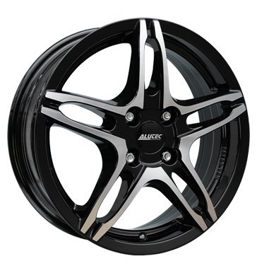 Preisvergleich Produktbild Alutec Poison 6x16 ET40 4x100 diamant-schwarz frontpoliert