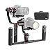 Produktbild Feiyu A2000 Dual-Hand Grip Kit 3-Achsen-Gimbal Stabilisator für DSLR Kamera/spiegellose Kamera, kompatibel mit Nikon/Sony/Canon Serie Kameras zwischen 250 g – 2000 g für Sony a7rii A7R A5100 5 N NEX-7 Panasonic GH4 GH5 Canon 5D Mark III