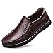 Produktbild New Plus Size Solid Men Casual Leather Shoes Slip On Lazy Single Shoes Man Loafers Business Office Work Shoes for Male Brown 8