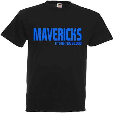 MAVERICKS It's in the Blood Dallas NBA Gift T-Shirt idea FC Present top N8 (Adult XL)