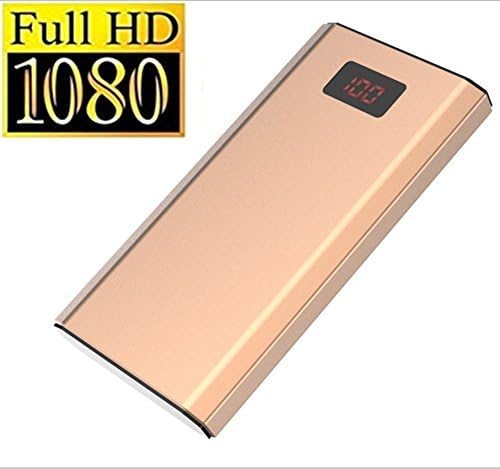 FiveSky 1920x1080P HD Spy Camera 10000mAh Power Bank Portable Video Recorder Camcorder Support 48 Hours with Audio Recording Taking Photo Function View IR Night Vision