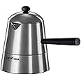 Lavazza Carmencita Caffettiera Alluminio, Moka per Espresso, 1/2/3/6 Tazze (1 Tazza)