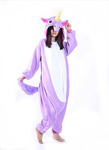Unisex Adult Kigurumi Unicorn Animal Cosplay Costume Novelty Pajamas Onesies Adult Anime Cartoon Party Christmas Halloween Costume