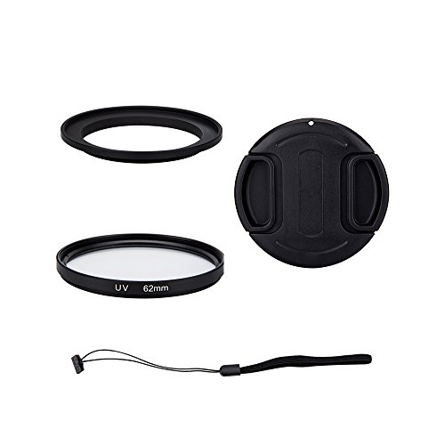 Profoto  Trend Kiwifotos 4  pi  ces Kit d objectif pour Nikon Coolpix B700  P600  P610  P610s Digital Camera       Comprend un adaptateur de filtre pour 62  mm  filtre UV  bouchon d objectif et bouchon d objectif gardien