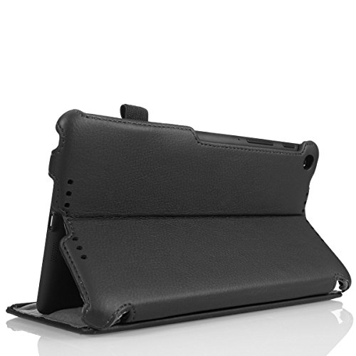 MoKo Google New Nexus 7 FHD 2nd Gen Hülle – Slim-Fit Schutzhülle Case Tasche Smart Cover mit Auto Sleep Wake up Modus und Standfunktion für Google Nexus 7 2 2013 Tablet, SCHWARZ - 5