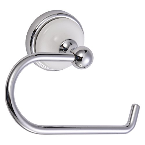 MSV MS108 – Toilettenpapierhalter aus Keramik und Zink