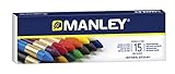 Viene con colores surtidos Manley 115 - Ceras, 15 unidades