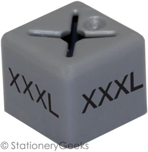 Stationery Geeks 50 Coat Hanger Size Cubes Womenswear General Size Xxxl Grey