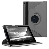 EDLE LEDEROPTIK: Die 360° Klapphülle in Anthrazit besteht außen aus widerstandsfähigem Kunstleder und schützt Deinen Tablet PC umfassend vor Schmutz und Kratzern. Die innere Schale der Tasche gibt dabei sicheren Halt.