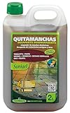 Sirve también para decapar tratamientos antiguos y barnices; limpia y desengrasa los pavimentos tratados con aceite de linaza, de mora, etc
