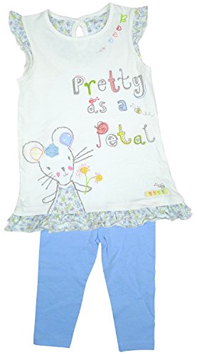Baby Girls Pretty as a Petal 2 Piece Top & Leggings Set sizes from Newborn to 18 Months