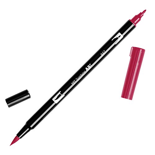 Book's Cover of Tombow Dual Brush marqueur Open Stock847 Crimson