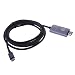 Produktbild GROOMY USB 3.1 Tipo C Al Cable Adaptador HDMI 4K para Teléfono Tablet HDTV Projector Monitor - Negro