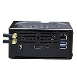 4K Mini PC,Desktop Computer,Windows 10 Pro/Linux Ubuntu,Support Proxmox,Vmware,ESXI,Intel Six Core I9 8950HK,(Black),[HUNSN BY01],[WiFi/Bluetooth/1MINI DP/1HDMI/4USB3.0/1LAN](Barebone System)