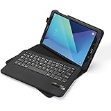 Samsung Galaxy Tab S3 9.7 Tastatur Hülle, Jelly Comb Bluetooth Keyboard Case Trennbare Wiederaufladbare QWERTZ Tastatur für Samsung Tab S3 9,7 Zoll, Schwarz